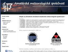 Tablet Screenshot of amaterskameteorologie.cz